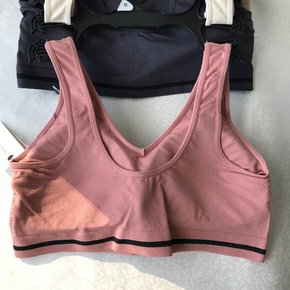 LUCKY BRAND Women's Full Figure Ribbed Comfort Bra 3-Pack NEW Size : 1XL - Picture 6 of 8